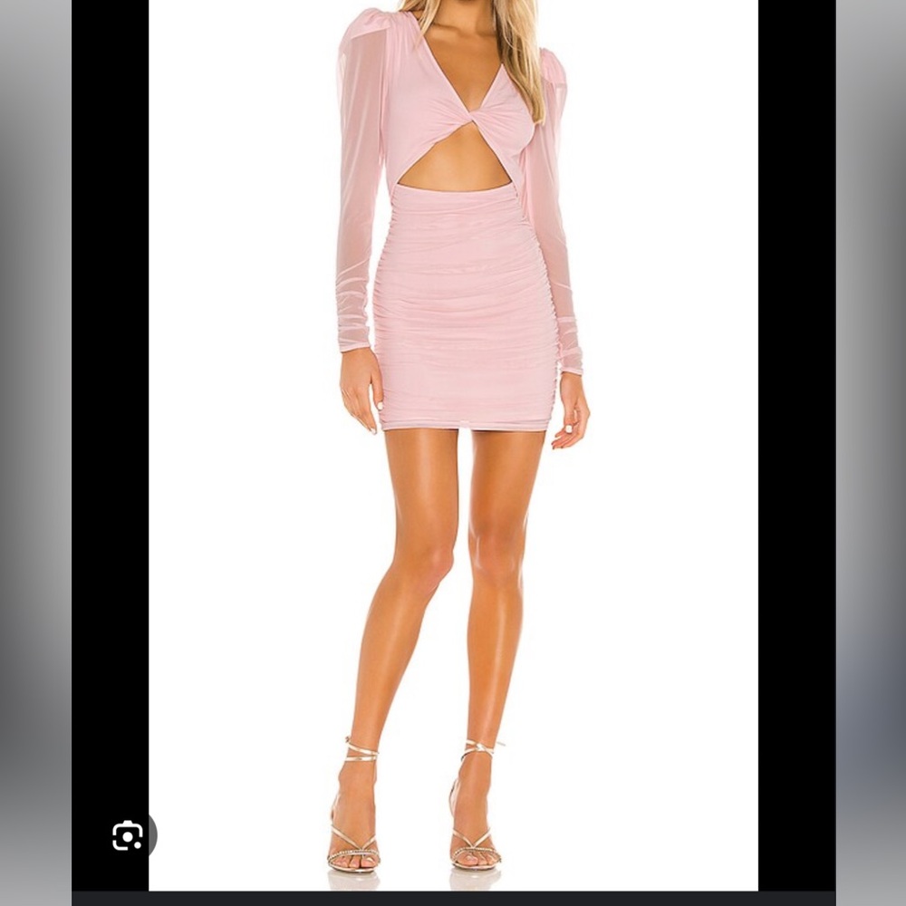Lovers + Friends Baby Pink Celest Mini Dress